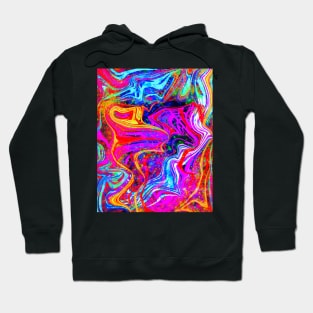 Neon space galaxy, Hoodie